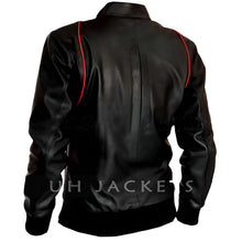 Men's Black Slimfit Biker Hunt Motorcycle Leather Jacket