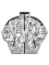 Mercedes AMG Petronas F1 Metallic Silver Racing Jacket