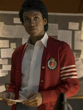 Michael 2026 Jaafar Jackson Red Cardigan