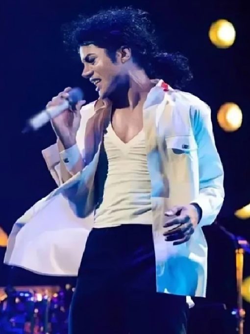 Michael Jaafar Jackson White Jacket