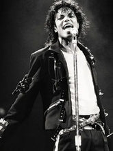 Michael 2026 Jaafar Jackson Black Belted Leather Jacket