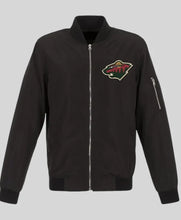 Minnesota Wild Black Bomber Jacket
