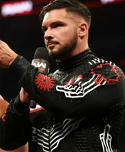 Monday Night RAW Ethan Page black track jacket