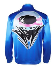 Johnny Cage blue satin jacket from Mortal Kombat 2