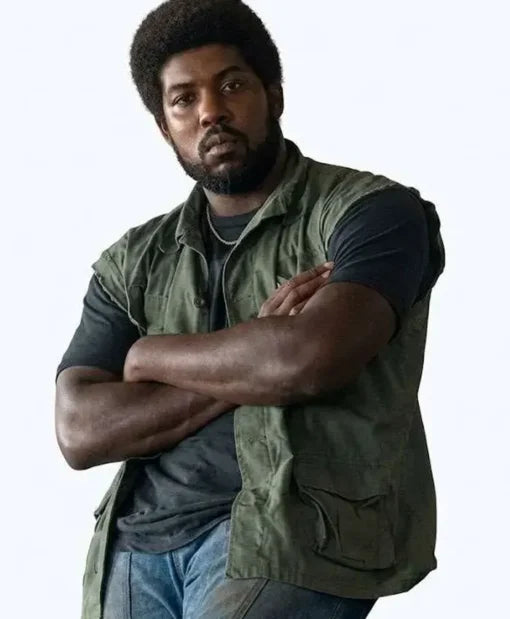 Motor City Youngblood Green Vest front view