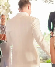 White wedding blazer inspired by MrBeast