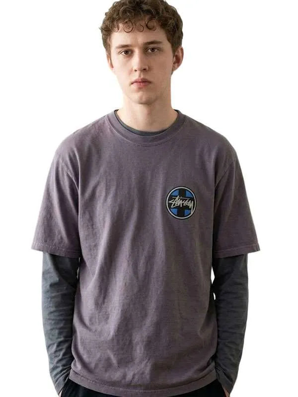 Connor Stanhope casual purple shirt for everyday wear