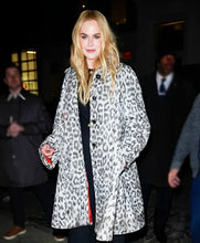 NYC Nicole Kidman Leopard Print Caoat