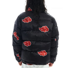 Men’s Akatsuki Naruto Black Puffer Jacket