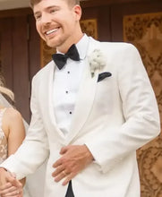 Jimmy Donaldson Necker Island 2026 white blazer