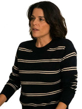 Scream 7 2026 Sidney Prescott Black Striped Sweatshirt