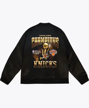 New York Knicks 2026 Pro Basketball Finals Champions Black Jacket