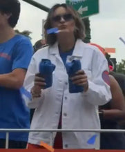 Knicks Parade 2026 Mariska Hargitay White Jacket
