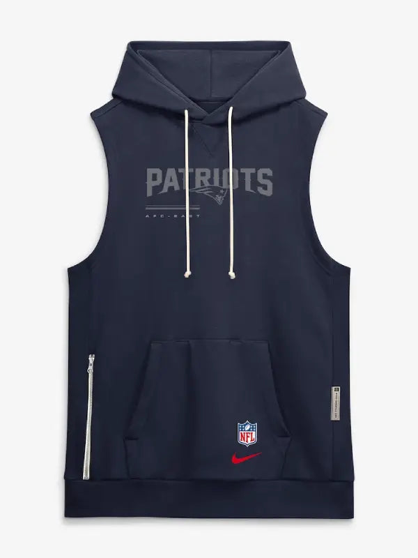 Patriots standard issue sleeveless training hoodie