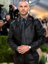 Nicholas Hoult Met Gala 2026 Leather Jacket