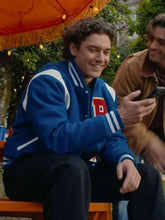 Belmont Cameli Off Campus Blue Varsity Jacket