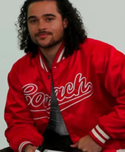 Off Campus John Tucker Red Varsity Jacket