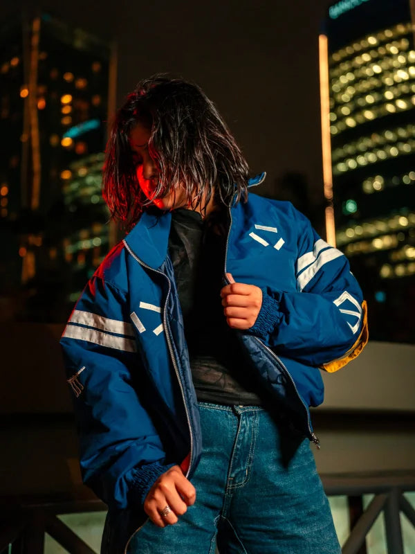 One-Piece-Zoro-Blue-Oversized-Anime-Style-Bomber-Jacket