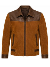 Penélope Cruz The Invite Movie 2026 Piña Brown Suede Leather Jacket