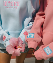Pink Palm Puff Meet Me In Miami Hoodie