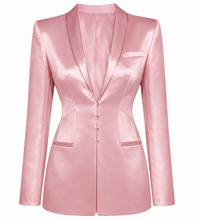 Kylie Jenner Pink Satin  Blazer