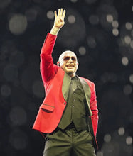 Celebrity inspired Pitbull Red Blazer for men