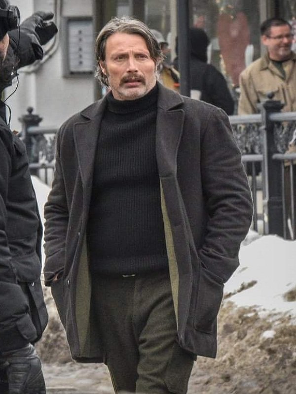 Polar Mads Mikkelsen Duncan Vizla Wool Coat