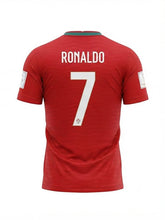 Football World Cup 2026 Cristiano Ronaldo Portugal Red Portraits T-Shirt