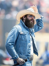 Post Malone FI-FA World Cup Final Closing Ceremony Denim Jacket