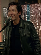 Power Ballad Paul Rudd Black Leather Jacket