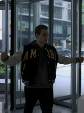 Power Book II Ghost inspired varsity jacket front view