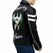 Property Of Joker Harley Quinn cosplay leather jacket
