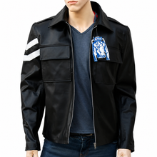 Harley Quinn Joker black leather jacket for women