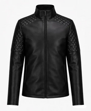 Men's Black Biker Leather Jacket