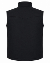 Premium black sleeveless parachute vest for men