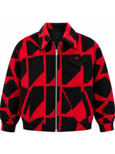Skyh Black All the Queen’s Men Jacquard Cropped Jacket