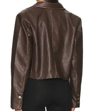 Real Housewives Of Orange County S20 Tamra Judge Brown Leather Jacket