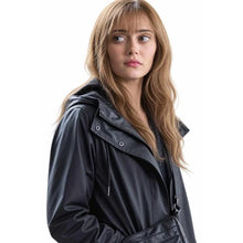 Ella Purnell Sweetpea S02 2026 black raincoat