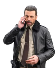 Riverdale S03 FP Jones Black Fur Collar Leather Jacket