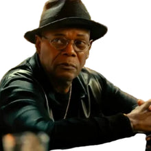 Samuel L Jackson TV series black jacket for men