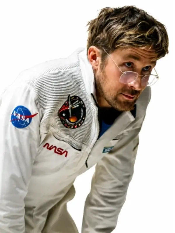 Ryan Gosling Project Hail Mary 2026 White Cotton Jacket