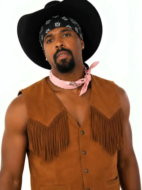 Brown fringe vest inspired by Scary Movie 2026