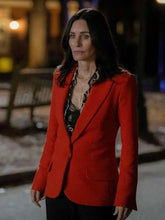 Courteney Cox 2026 Scream 7 Red Blazer