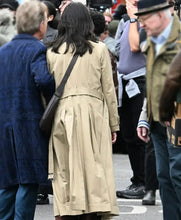 Only Murders in the Building Selena Gomez beige coat