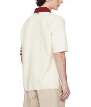 Travis Kelce Stripe Sleeve Polo Shirt
