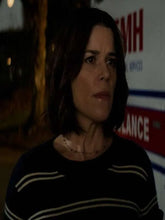 Scream 7 2026 Sidney Prescott Black Striped Sweatshirt