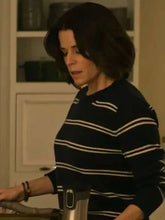 Scream 7 2026 Sidney Prescott Black Striped Sweatshirt