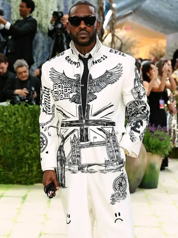 Skepta Met Gala 2026 Printed Jacket