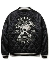 Skull-Black-Varsity-Jacket