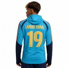 Men's Spain football front zip training top
